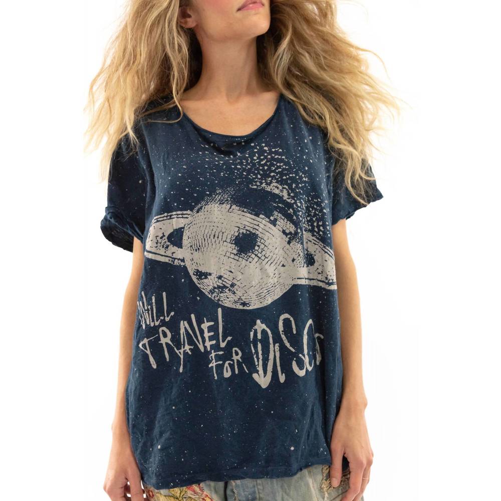 NEW MAGNOLIA PEARL travel for disco tee in faded boro
